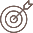 Target with arrow icon